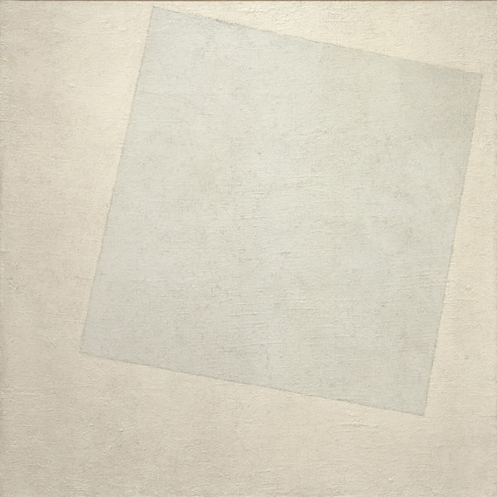 Kazimir Malevich – Suprematist Composition: White on White (1918)