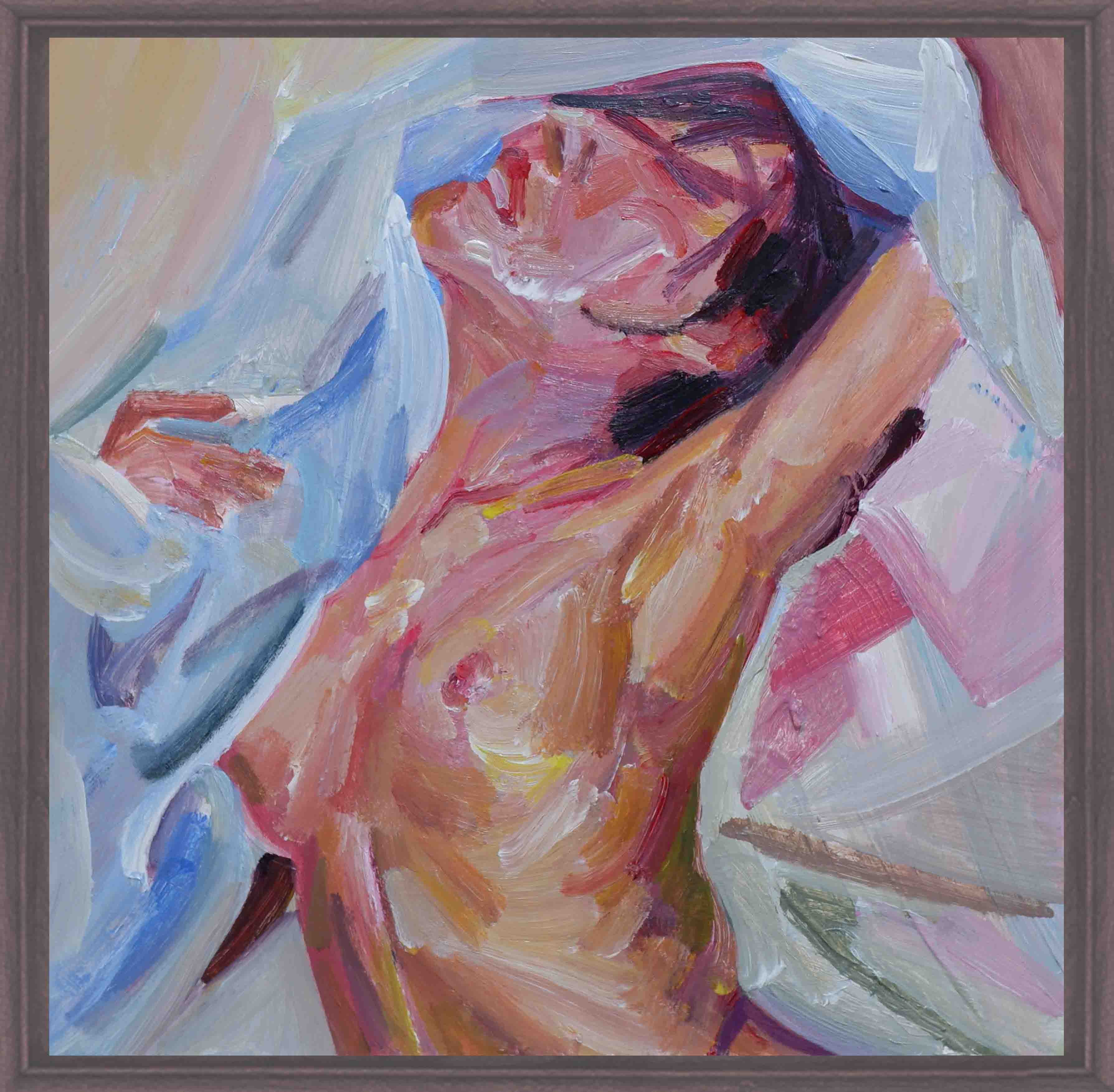 Lying Female Nude oil painting