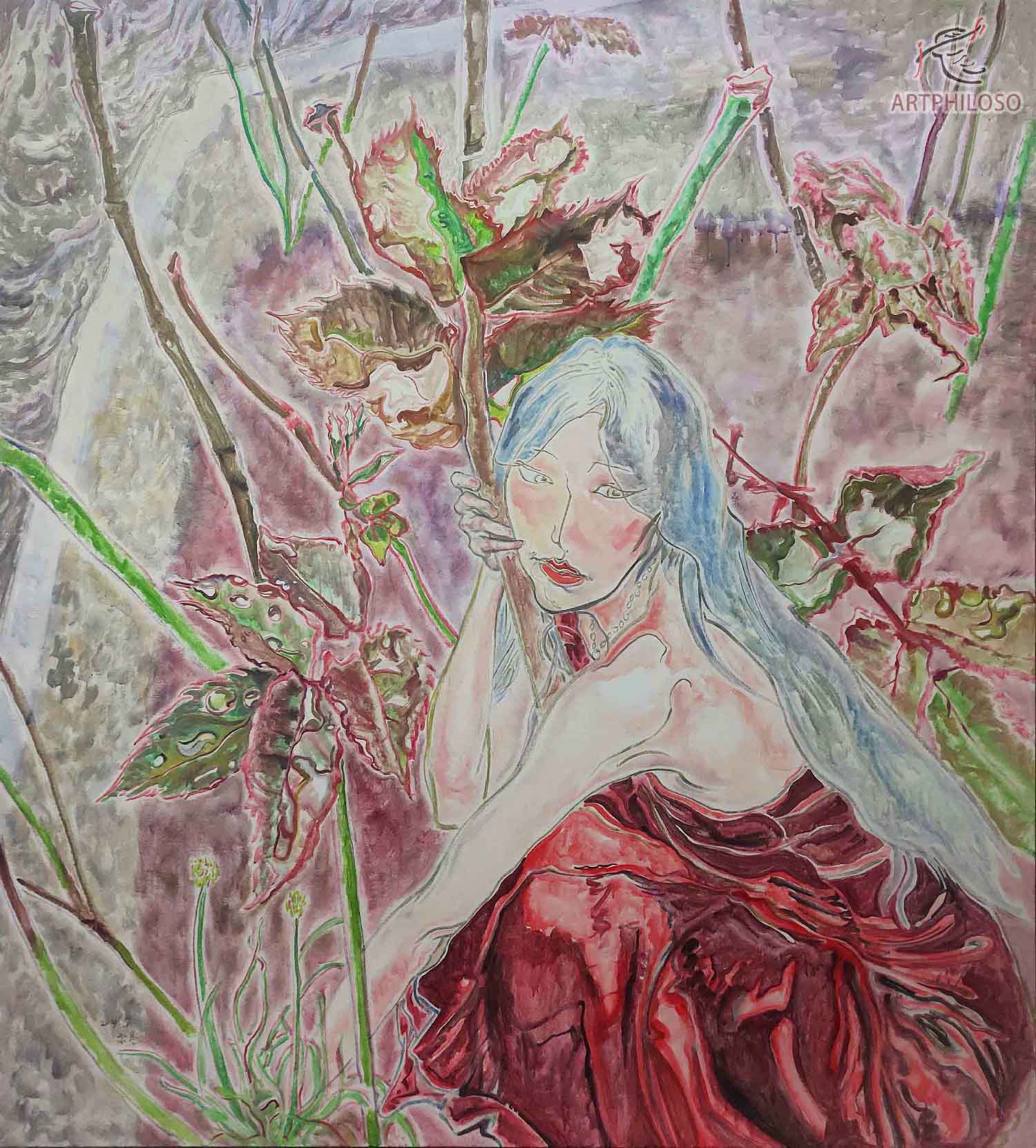 fantasy theme acrylic art canvas paintings