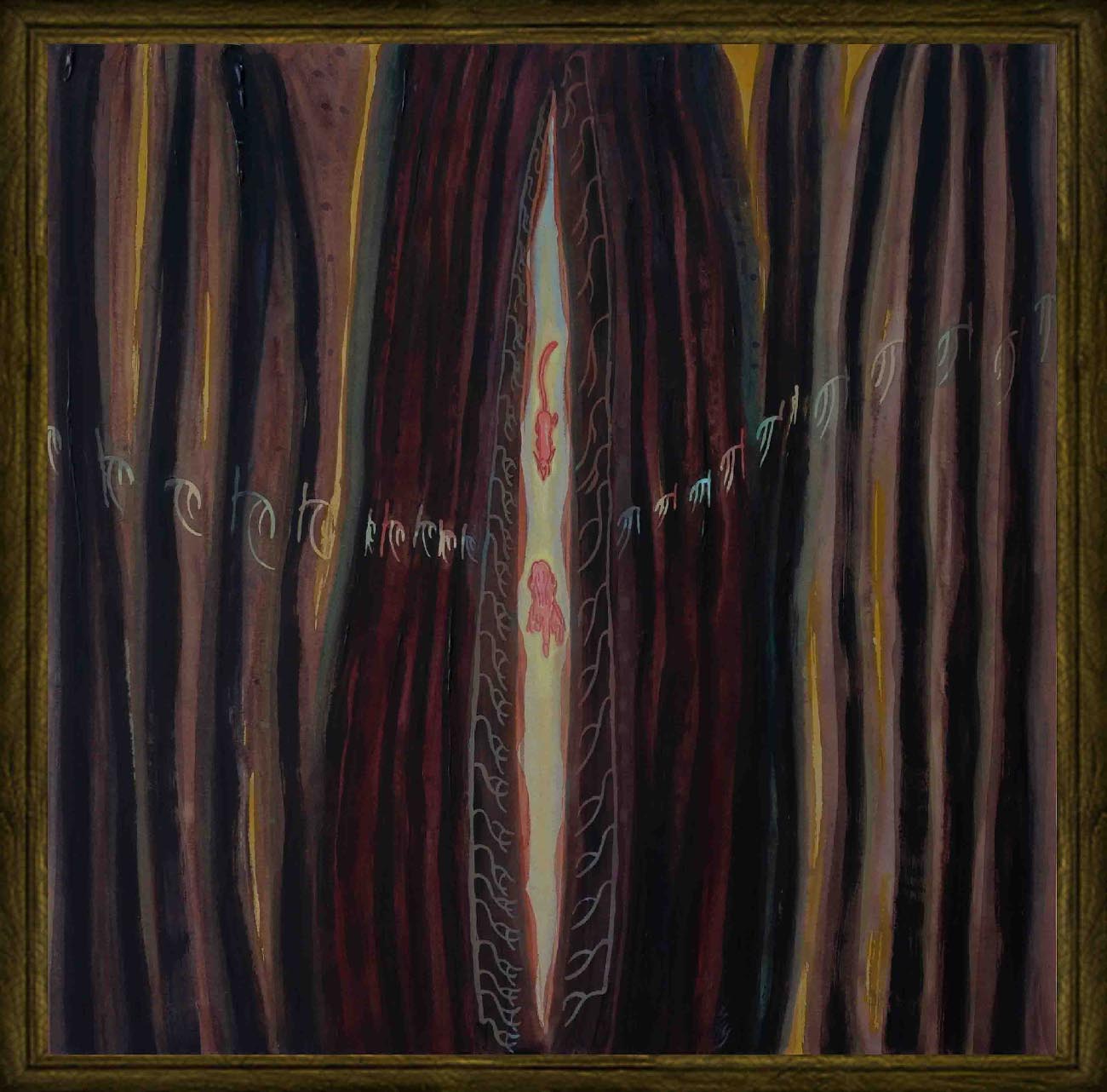 Symbolic Forest Scene Painting