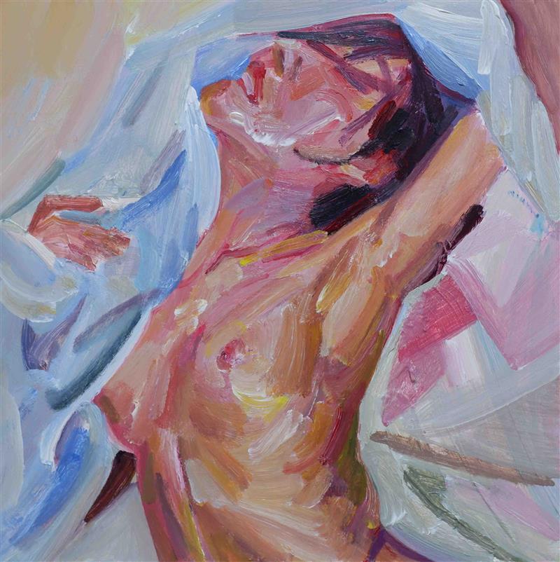 Lying Female Nude oil painting