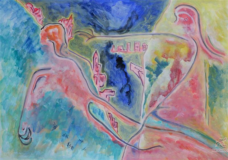 original abstract acrylic paintings