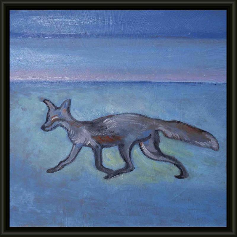 Symbolic animal oil paintings